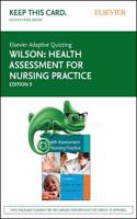 Elsevier Adaptive Learning for Health Assessment for Nursing Practice (Access Card)