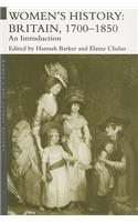 Women's History, Britain 1700-1850