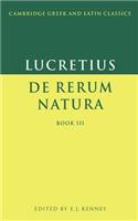 Lucretius: De Rerum Natura Book 3