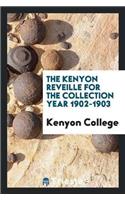 Kenyon Reveille for the Collection Year 1902-1903