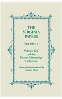 The Virginia Papers, Volume 3, Volume 3zz of the Draper Manuscript Collection
