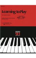 Learning to Play Instructional Series - Book I