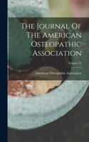 Journal Of The American Osteopathic Association; Volume 19