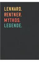 Lennard. Rentner. Mythos. Legende.