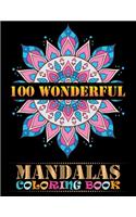 100 Wonderful Mandalas Coloring Book