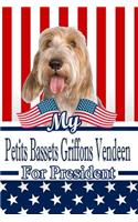 My Petits Bassets Griffons Vendeen for President: 2020 Election Beer Tasting Log Journal Notebook 120 Pages 6x9