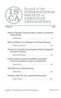 Journal of the INTERNATIONAL SOCIETY of CHRISTIAN APOLOGETICS