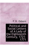 Political and Social Letters of a Lady of the Eighteenth Century, 1721-1771