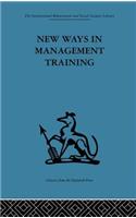 New Ways in Management Training