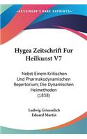 Hygea Zeitschrift Fur Heilkunst V7