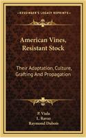 American Vines, Resistant Stock