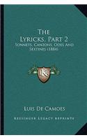 The Lyricks, Part 2: Sonnets, Canzons, Odes and Sextines (1884)(English)
