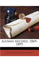 Alumni Record, 1869-1895: (English)