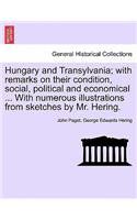 Hungary and Transylvania; with remarks on their condition, social, political and economical ... With numerous illustrations from sketches by Mr. Hering. Vol. II.