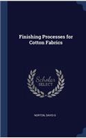 Finishing Processes for Cotton Fabrics