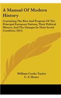 Manual Of Modern History