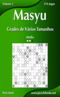 Masyu Grades de Vários Tamanhos - Médio - Volume 3 - 276 Jogos