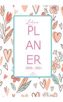 Lehrerplaner 2020 - 2021: Lehrerkalender für das Schuljahr 2020 - 2021 / Akademischer Kalender von August bis Juli / Jahresplaner für Lehrer / Auch als Geschenk ideal für Leh