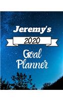 Jeremy's 2020 Goal Planner: 2020 New Year Planner Goal Journal Gift for Jeremy / Notebook / Diary / Unique Greeting Card Alternative