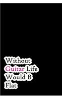 Without Guitar Life Would B Flat