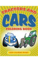 Tractors and Cars Coloring Book