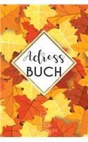 Adressbuch Herbstblätter