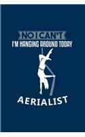 No I Can't I'm Hanging Around Today Aerialist: Funny Aerial Dancing Quote 2020 Planner - Weekly & Monthly Pocket Calendar - 6x9 Softcover Organizer - For Dancer & Gymnast Fans