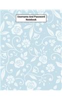 Username And Password Notebook