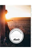 6 String Blank Guitar Tablature Notebook - Acoustic Sunset: 100 Pages of Guitar Tab Paper with Chord Spaces & Blank Staffs 8.5" X 11" (21.59 X 27.94 CM)(7 Guitar Tablature Manuscript Paper Notebooks)