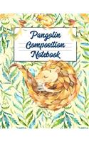 Pangolin Composition Notebook
