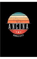 Ancona Doric City: Vintage City Trip Souvenir Blank Journal Notebook