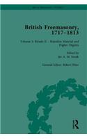 British Freemasonry, 1717-1813