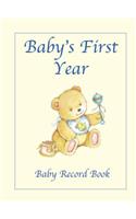 Baby's First Year - Baby Record Book