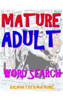 Mature Adult Word Search
