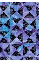 Journal Notebook Triangles With Dots Pattern 3