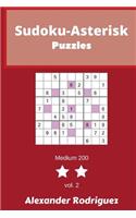 Sudoku-Asterisk Puzzles - Medium 200 vol. 2
