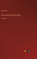 Ante-Nicene Christian Library