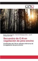 Secuestro de C-N en vegetación de pino-encino