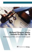 Richard Strauss Violin Sonata Es-Dur Op.18