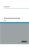 Aussetzung nach § 221 StGB