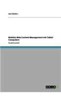 Mobiles Web Content Management mit Tablet Computern