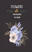 Flowers Coloring Book For Adults