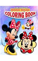 Minnie Mouse Coloring Book for Toddlers: Full-sized coloring book measures 8.5 x 11.5 inches is suitable for children ages 3 and over