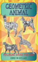 Geometric Animal Coloring Books for Kids - Under 10 Dollars