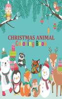 Christmas Animal Coloring Book