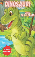 Dinosauri Libro da Colorare per Bambini dai 4-8 Anni