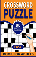 Crossword Puzzle Book For Adults With Solutions: A Deluxe Assortment of Easy Crossword Puzzle Challenges Crafted for the Discerning Adult Solver! (Easy Level 100 Themed Crossword Puzzle All Adults)