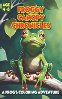 Froggy Canopy Chronicles - A Frog's Coloring Adventure