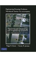 Engineering Drawing Problems Workbook Series 4 for Technical Drawing with Engineering Graphics