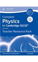 Complete Physics for Cambridge Igcse RG Teacher Resource Pack (Third Edition)